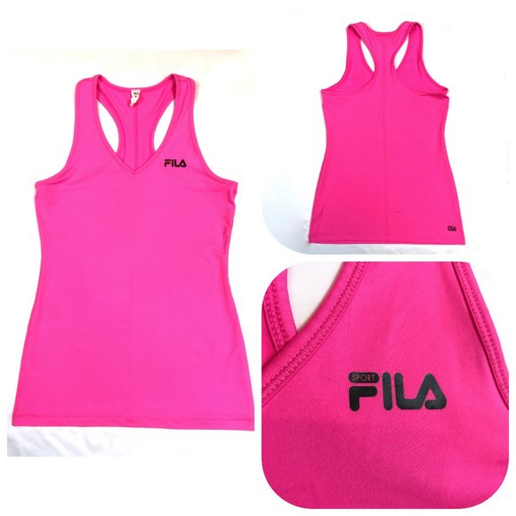 Fila Tops - Fila Hot pink Racerback Tank Top